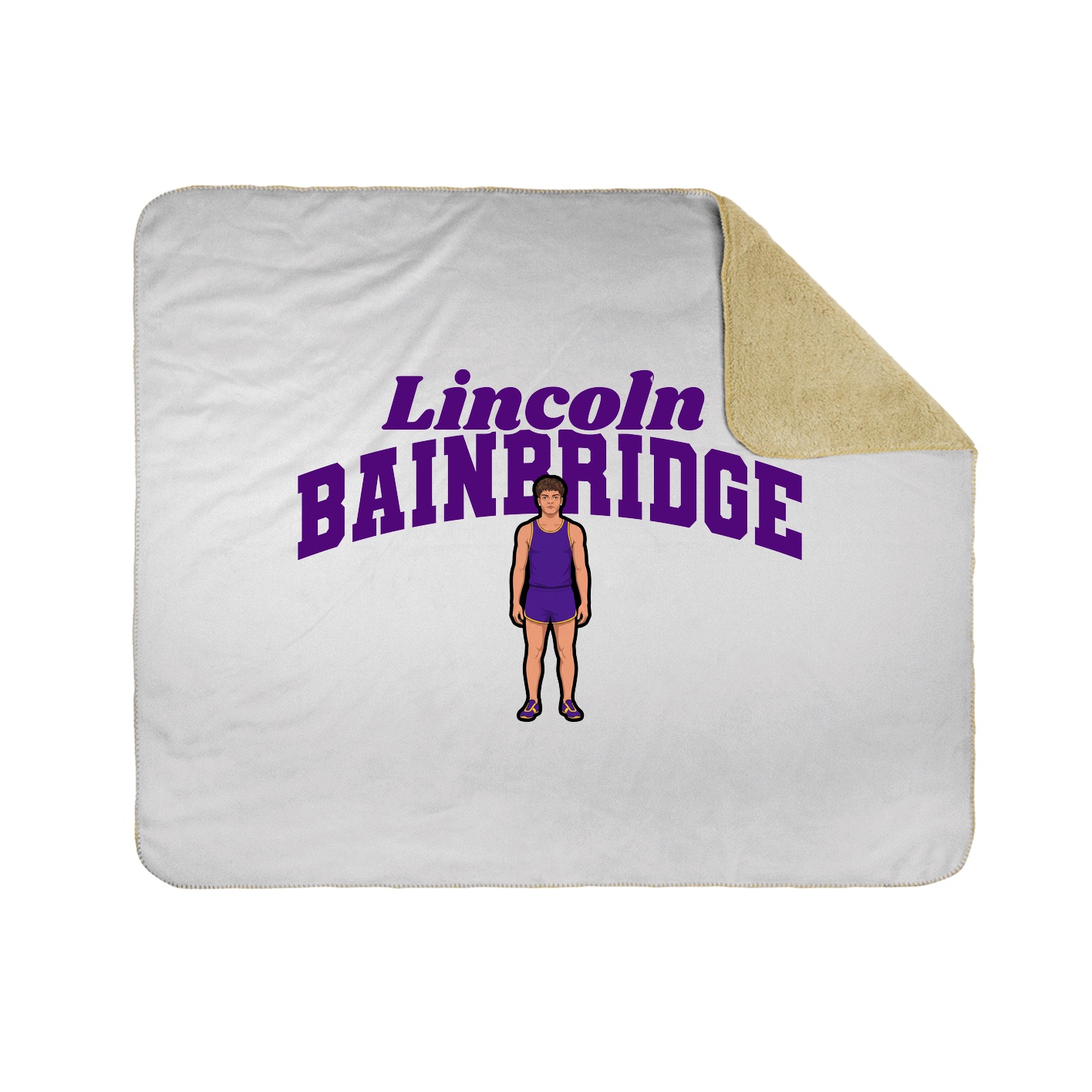 Throw Blanket — Signature Arch in White
