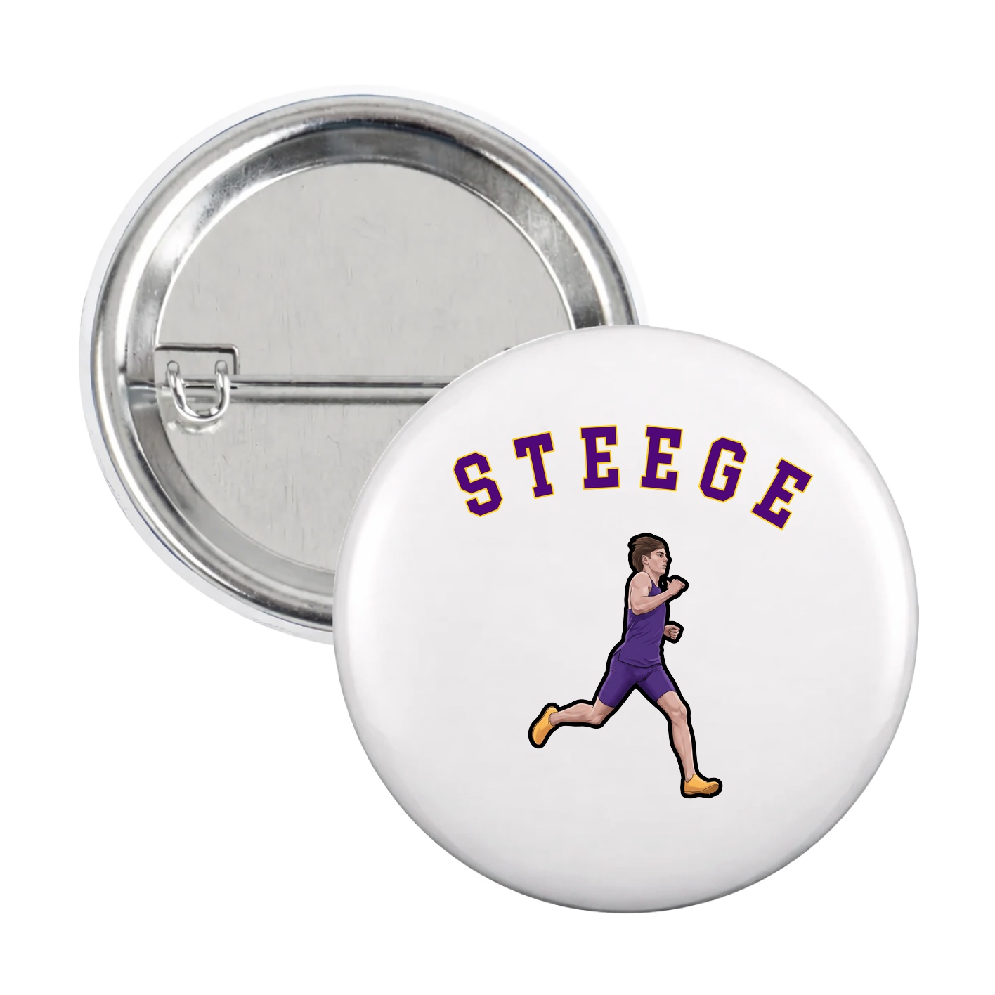 Game Day Button — Shirsey Arch in White