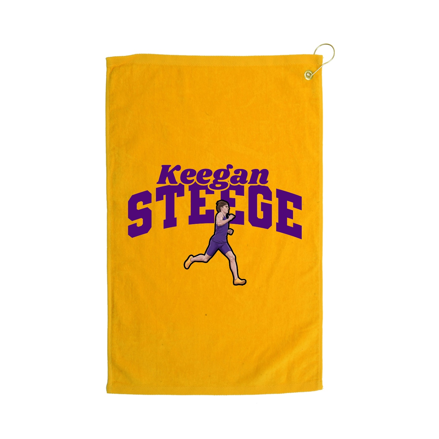 Golf Towel — Signature Arch in Gold
