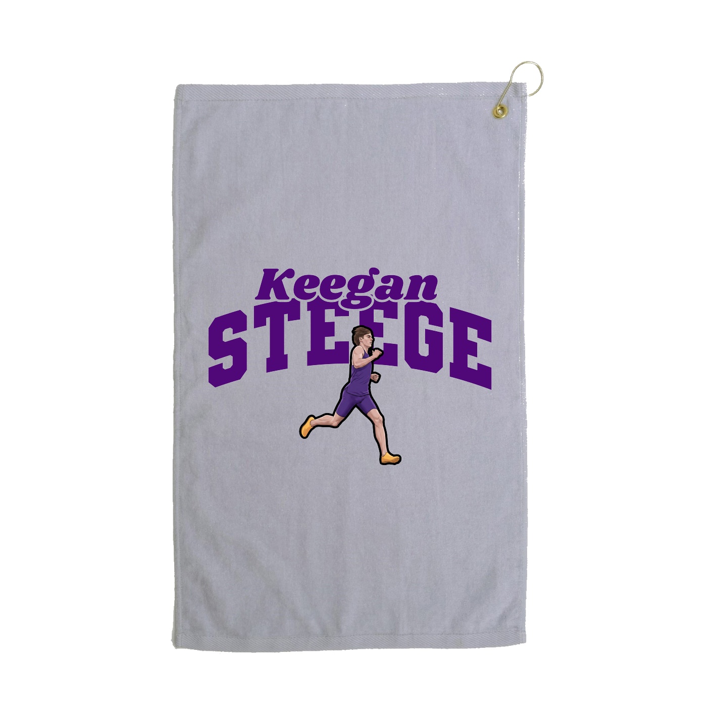 Golf Towel — Signature Arch in Grey
