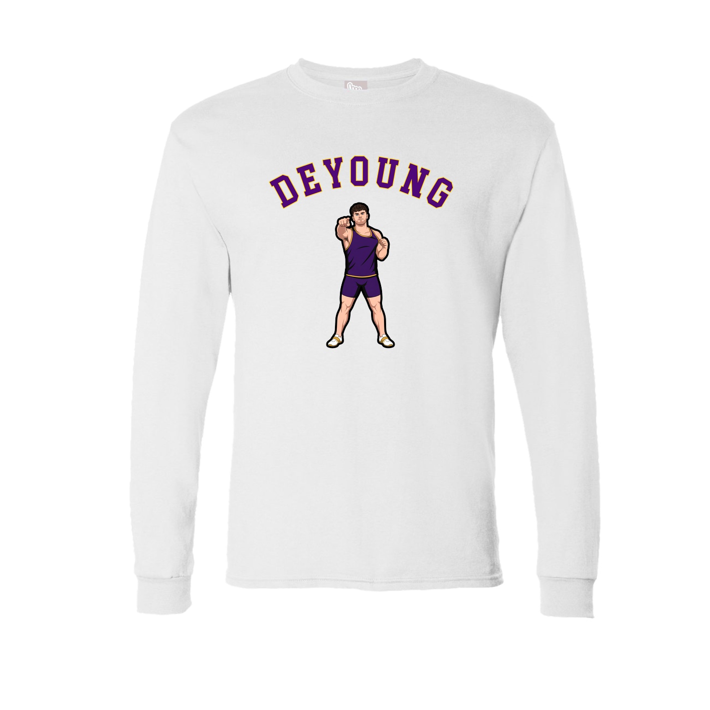 Long Sleeve Tee — Shirsey Arch in White
