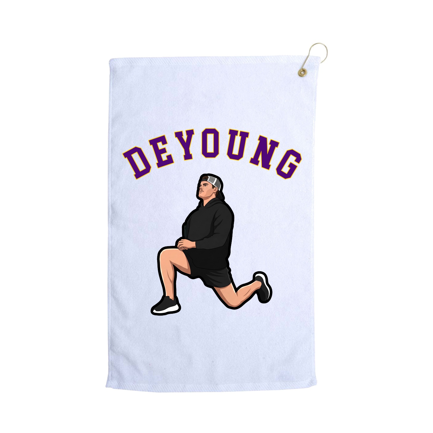 Golf Towel — Shirsey Arch in White