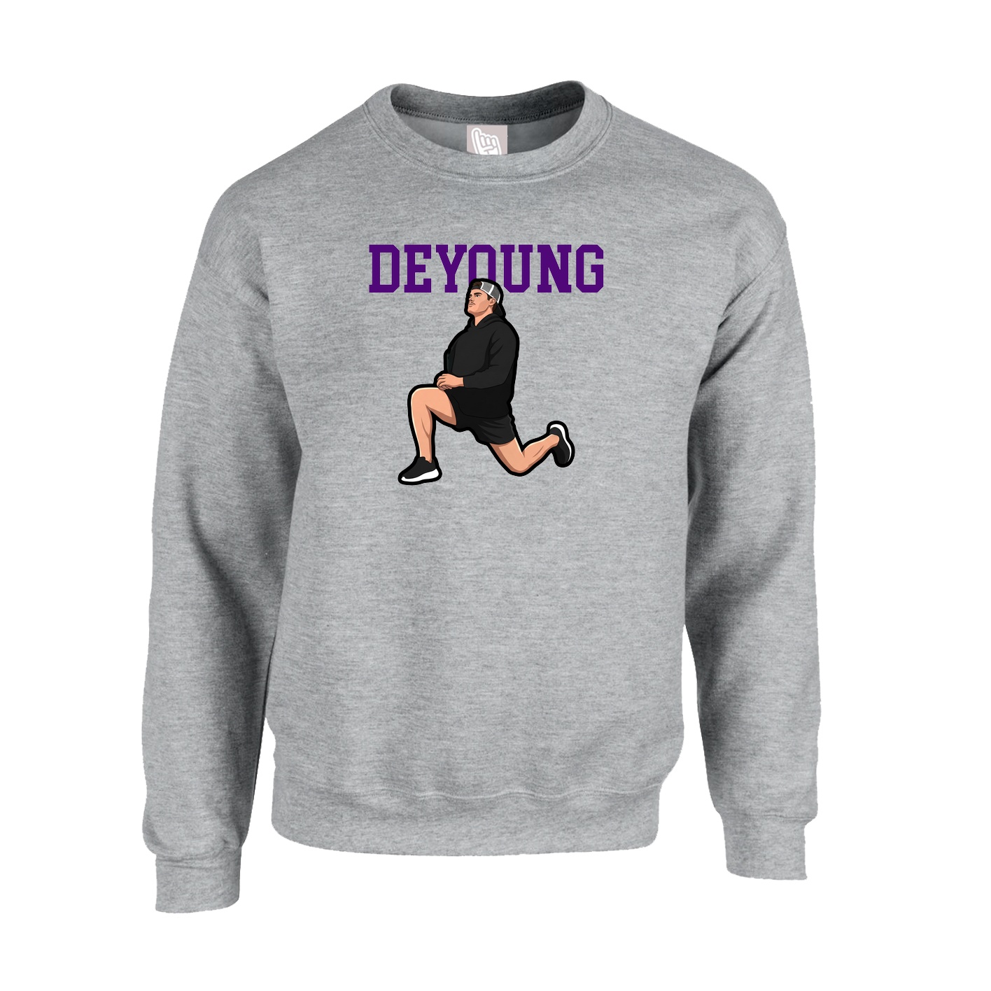 Fleece Crew — Shirsey in Grey