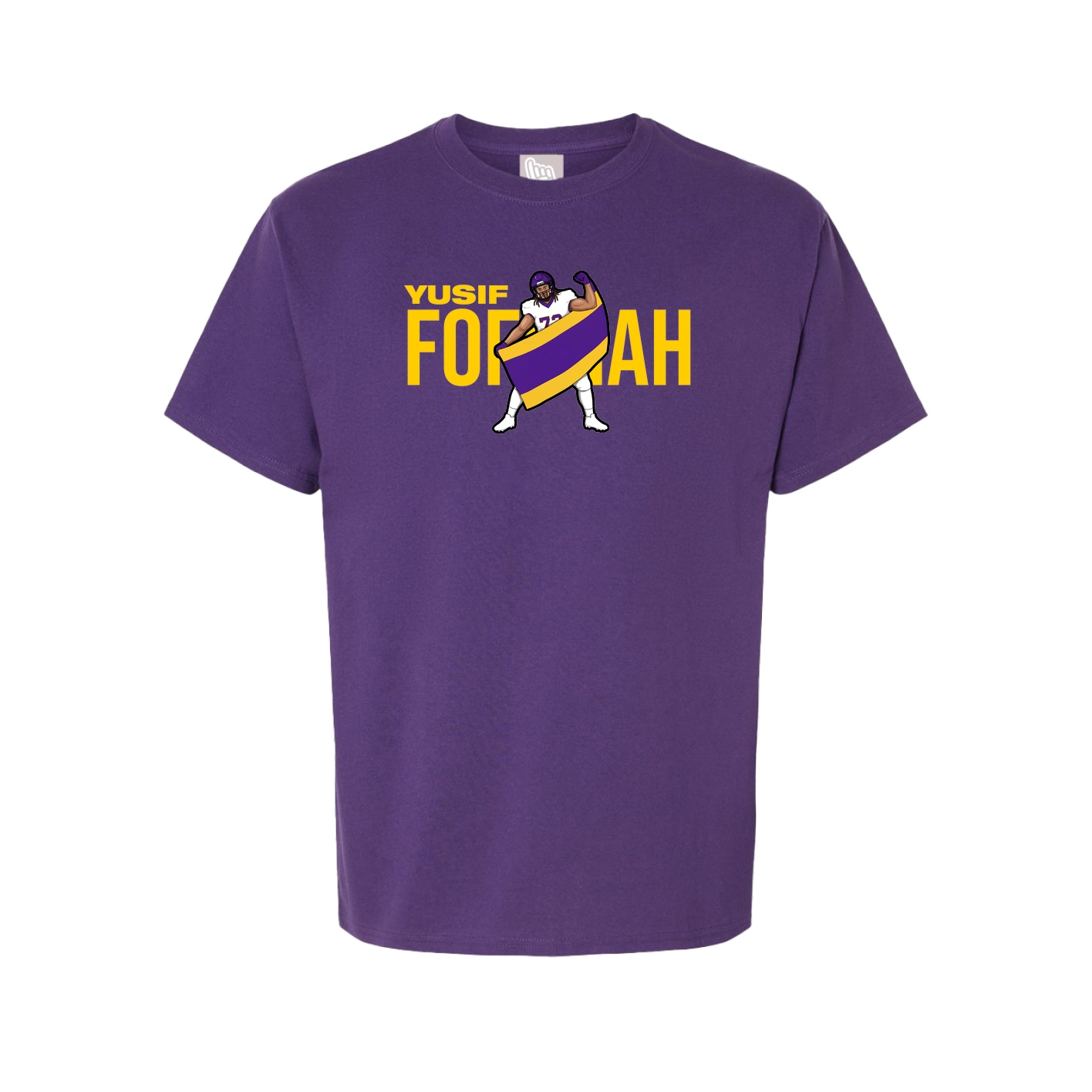 Youth Tee — Player Name in Purple