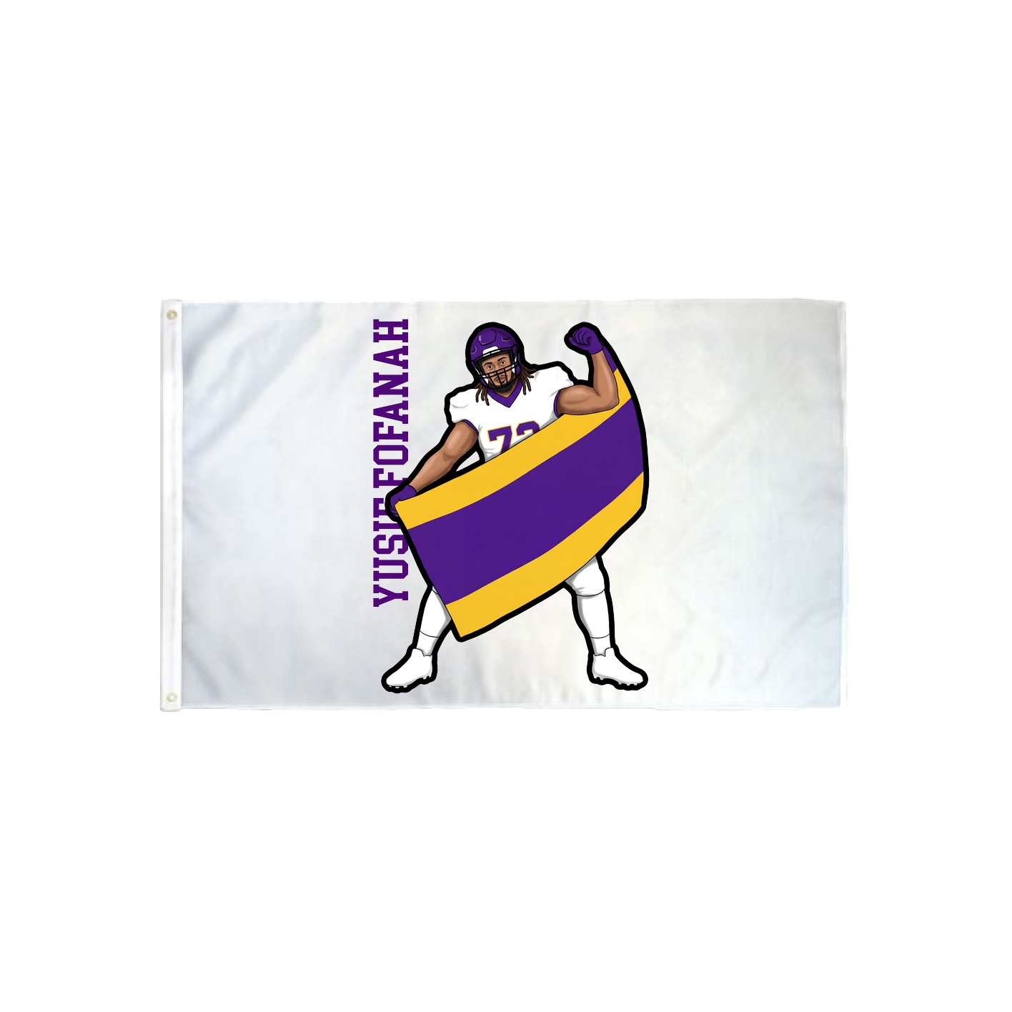 3x5 Flag — Name Vertical in Classic