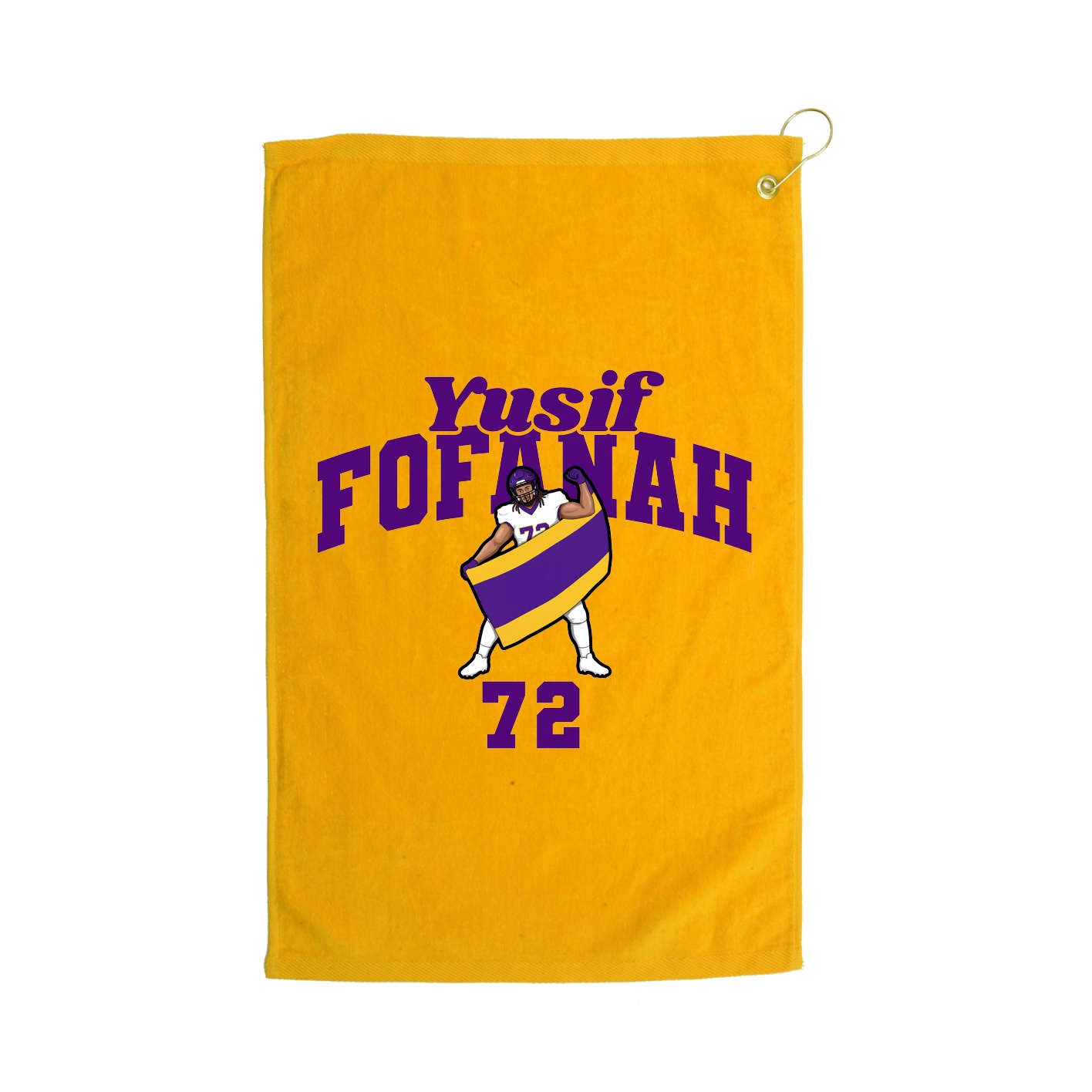 Golf Towel — Signature Arch in Gold