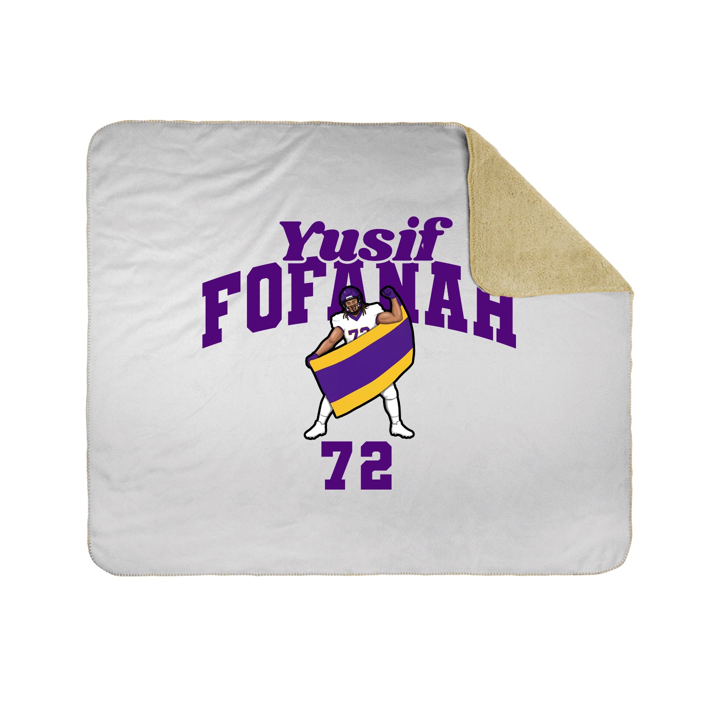 Throw Blanket — Signature Arch in White