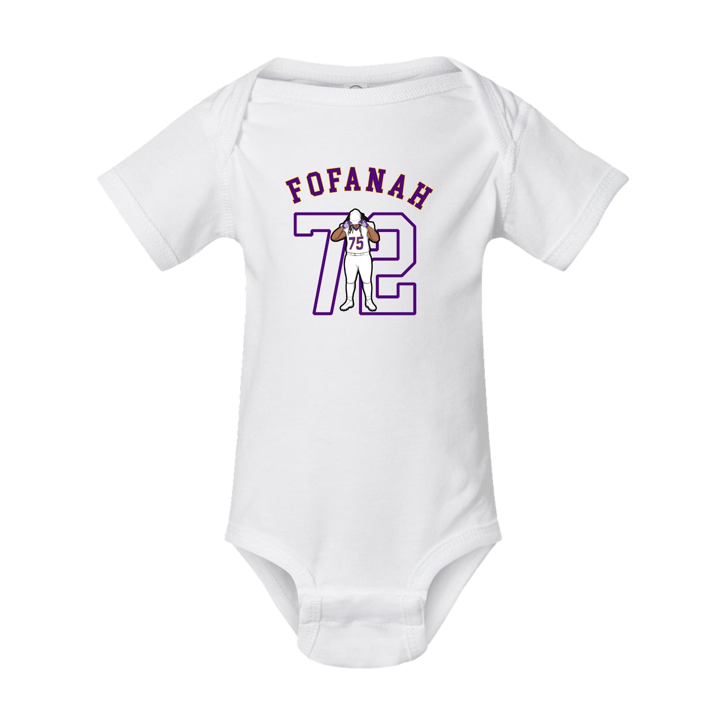 Baby Onesie — Shirsey Arch in White