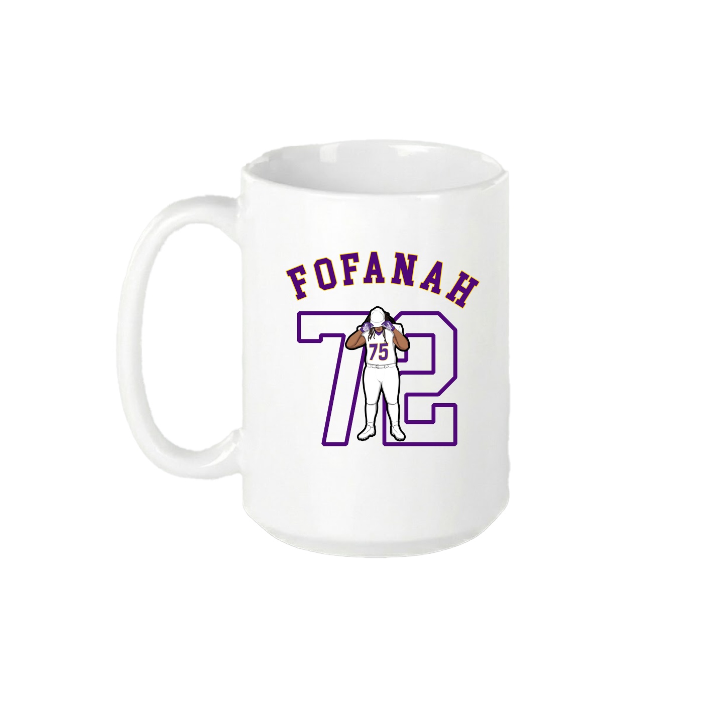 15oz Coffee Mug — Shirsey Arch in White