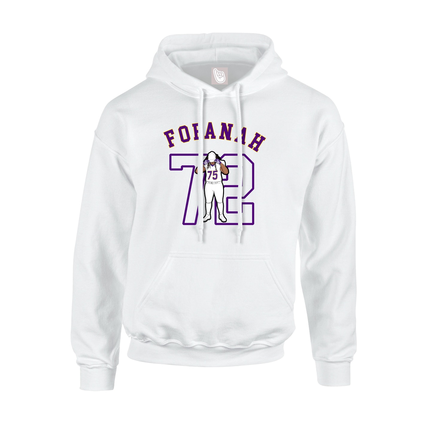 Youth Hoodie — Shirsey Arch in White