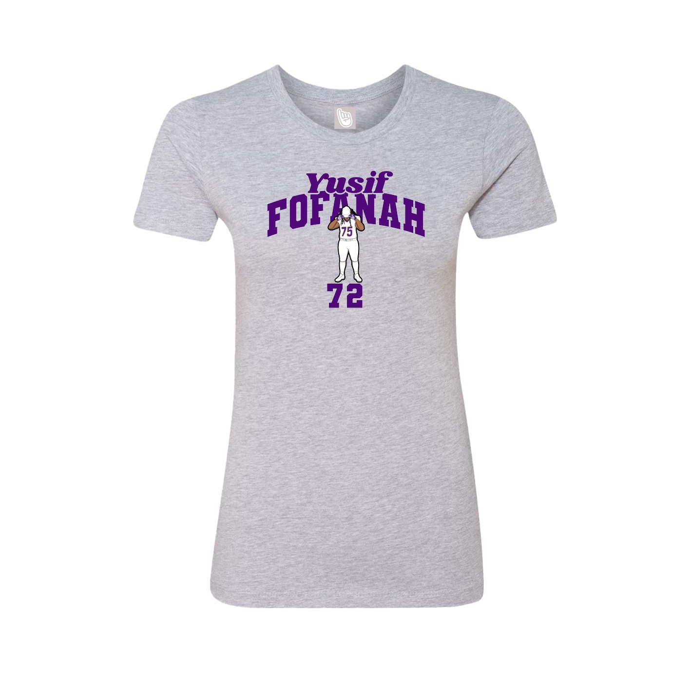 Womens Tee — Signature Arch in Grey