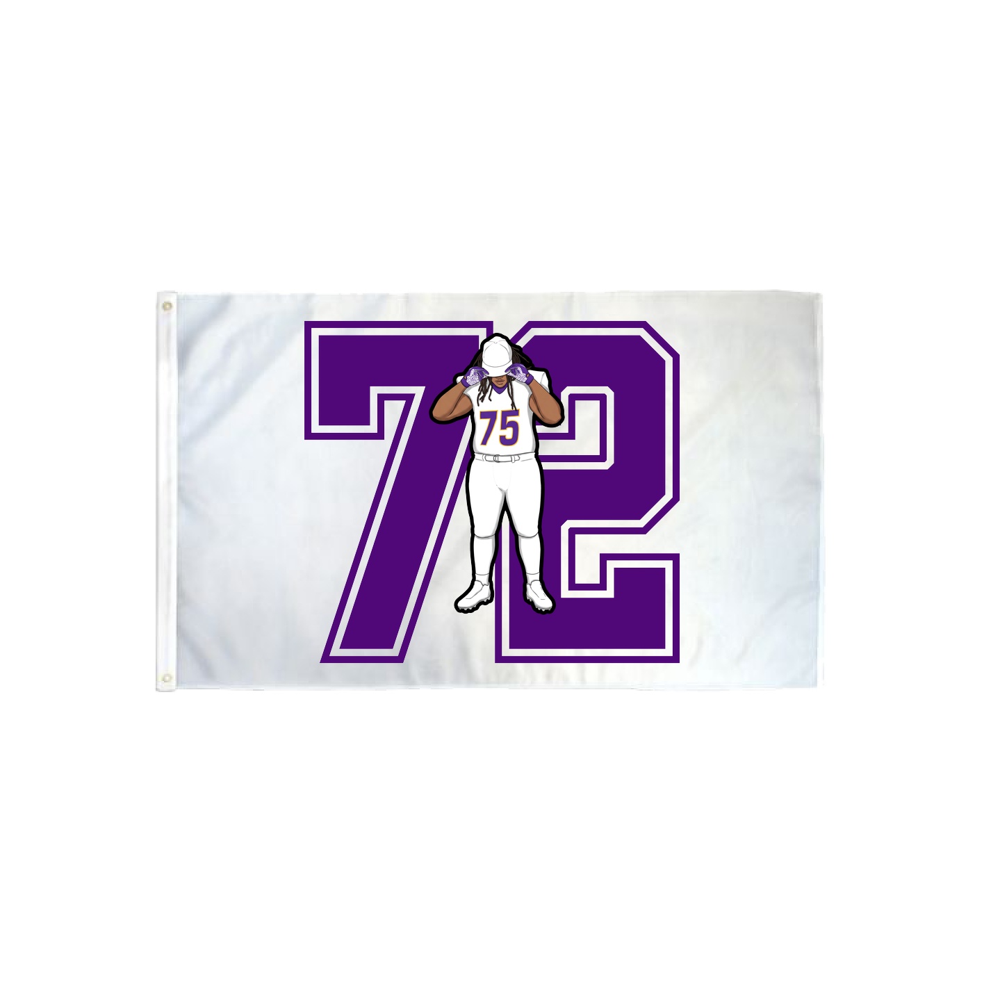 3x5 Flag — Number in Classic