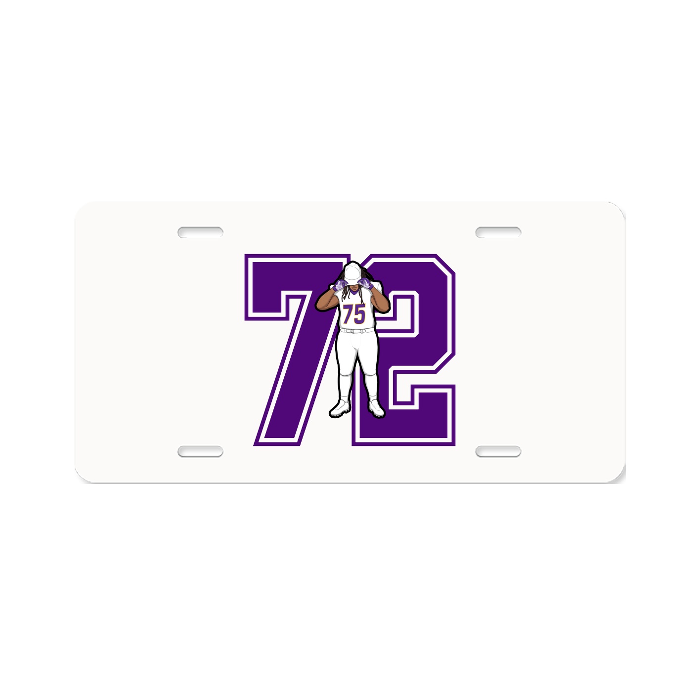 License Plate — Number in Classic