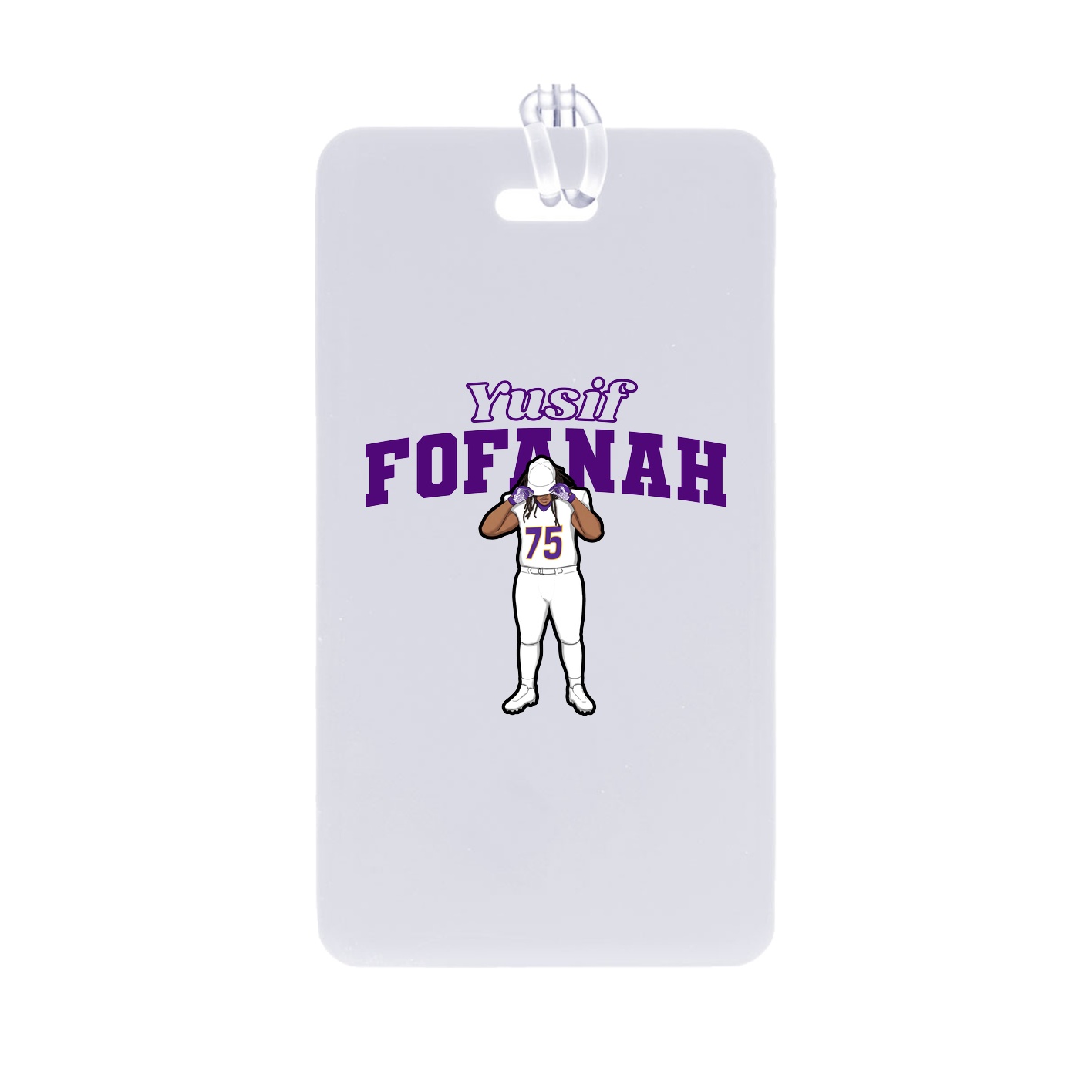 Bag Tag — Name Arch in Classic