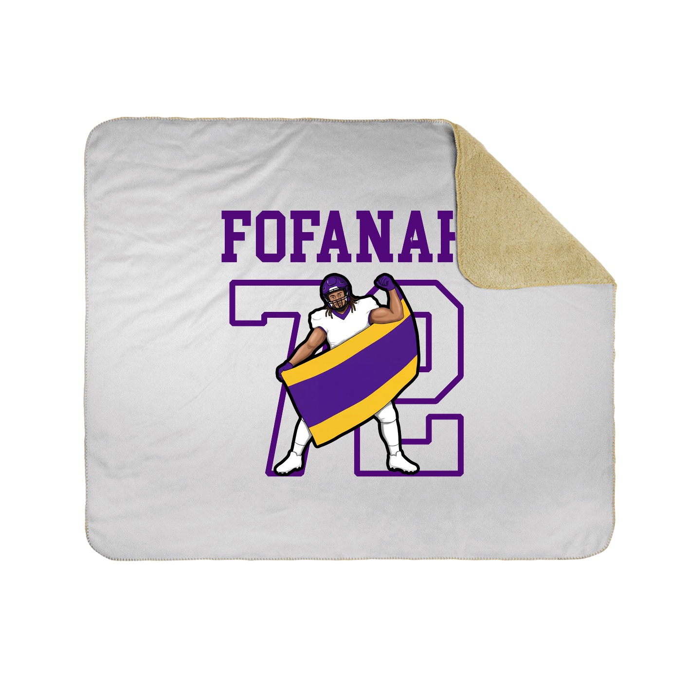 Throw Blanket — Shirsey in White