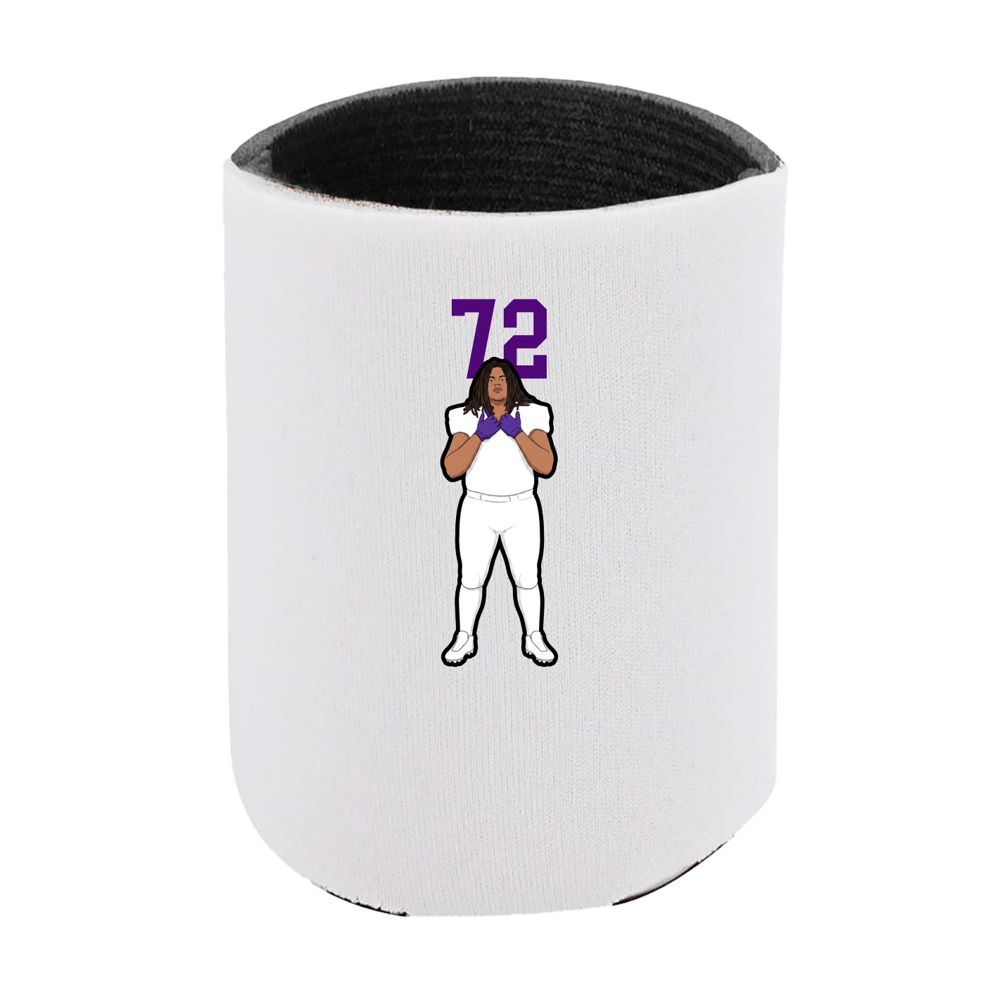 Can Holder — Number Top in White