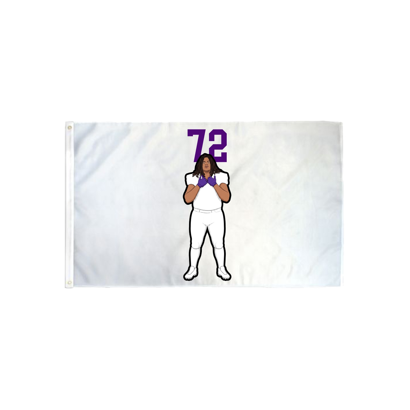 3x5 Flag — Number Top in Classic