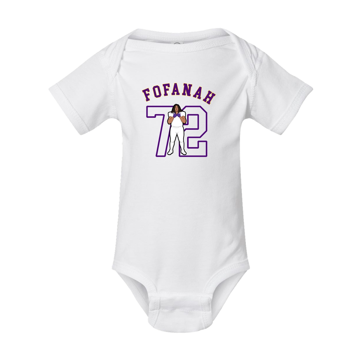 Baby Onesie — Shirsey Arch in White