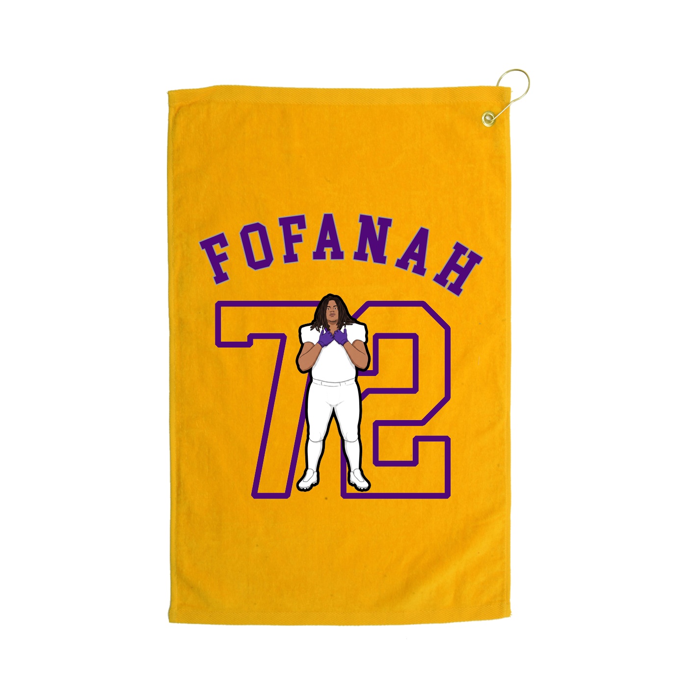 Golf Towel — Shirsey Arch in Gold