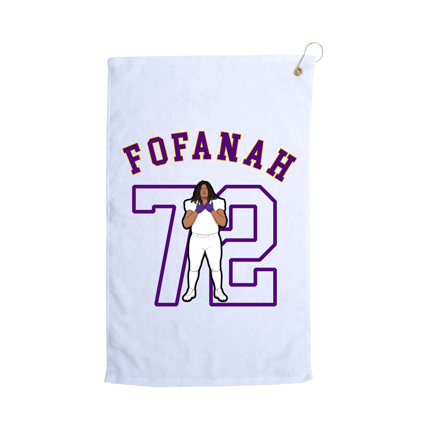 Golf Towel — Shirsey Arch in White