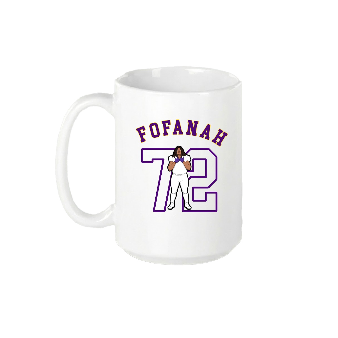 15oz Coffee Mug — Shirsey Arch in White