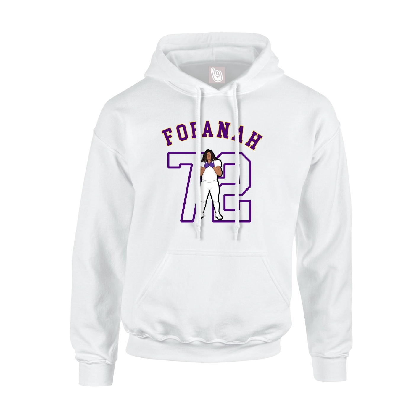 Youth Hoodie — Shirsey Arch in White