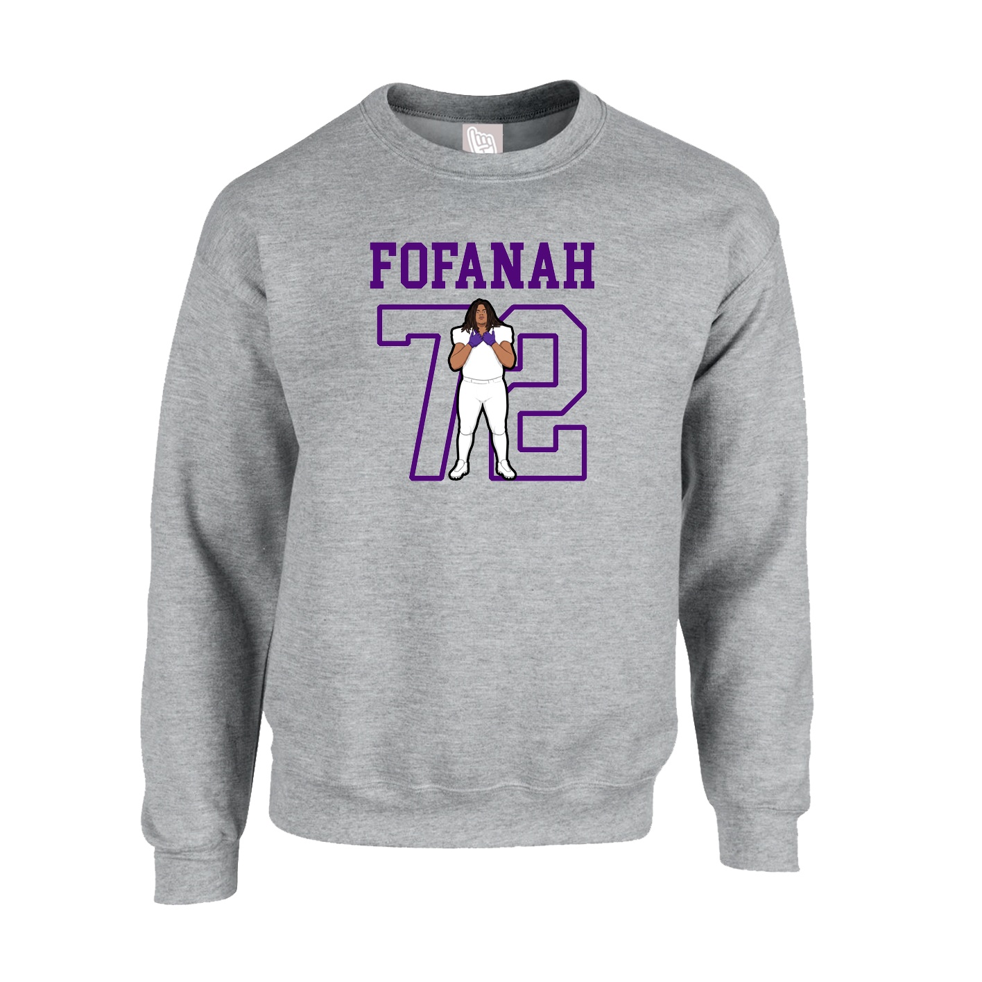 Fleece Crew — Shirsey in Grey