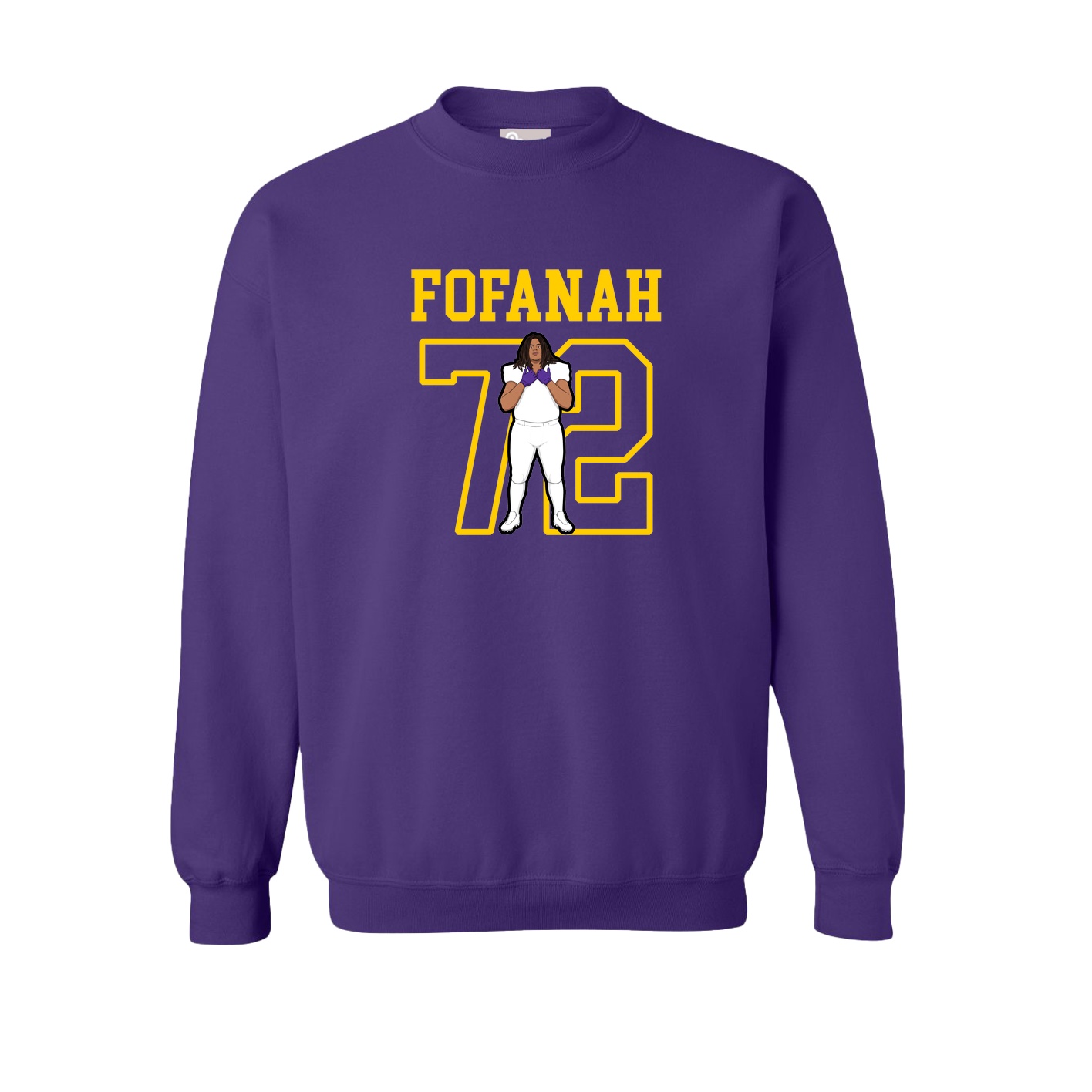 Fleece Crew — Shirsey in Purple