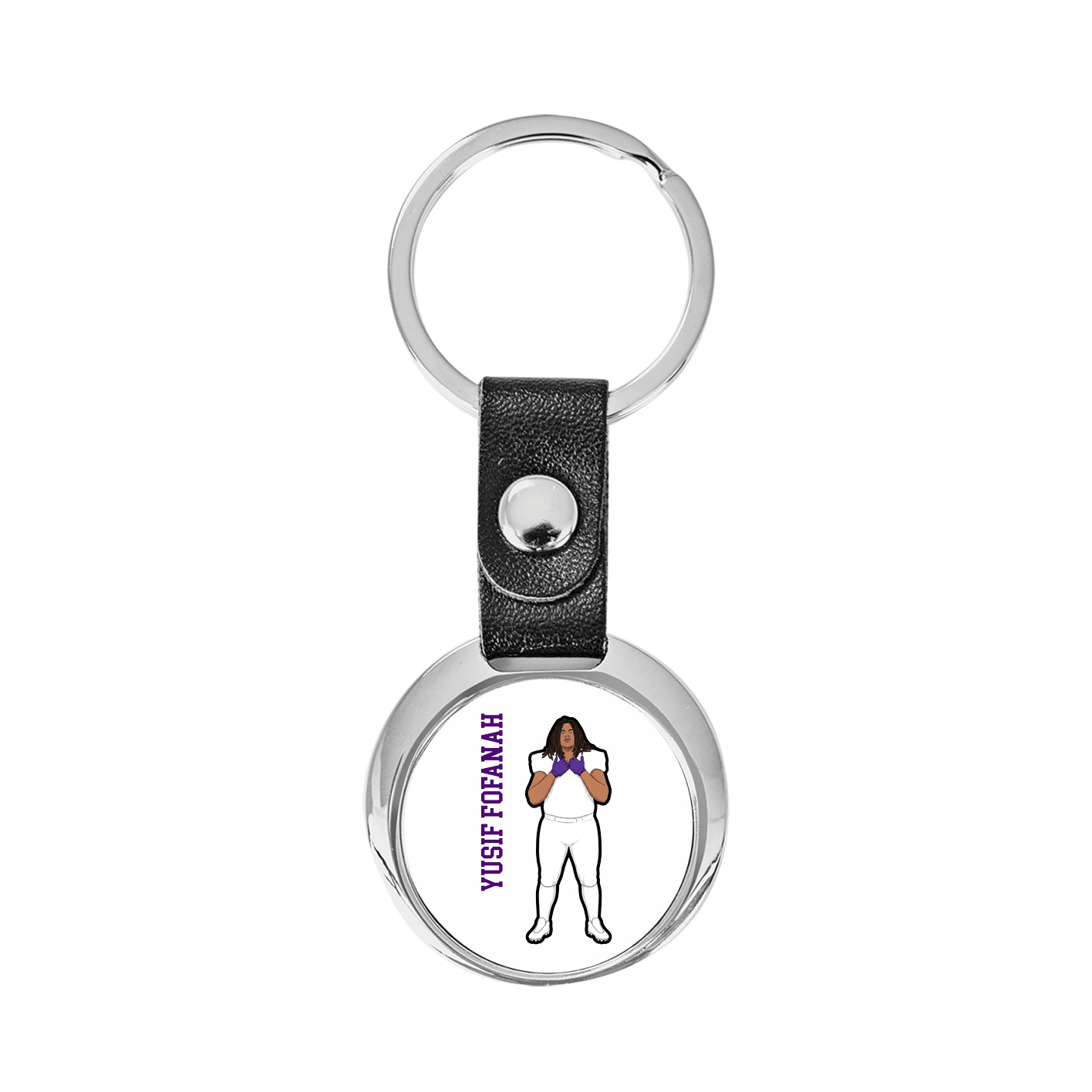 Key Chain — Name Vertical in Classic
