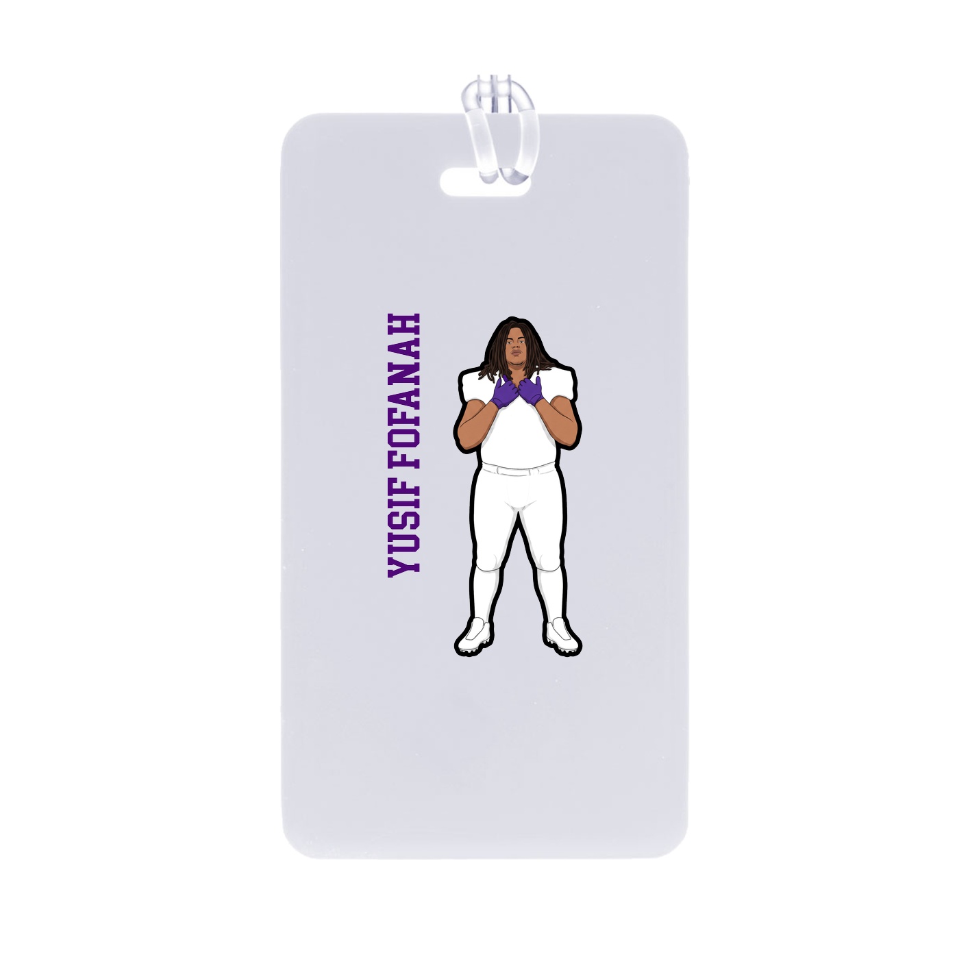 Bag Tag — Name Vertical in Classic