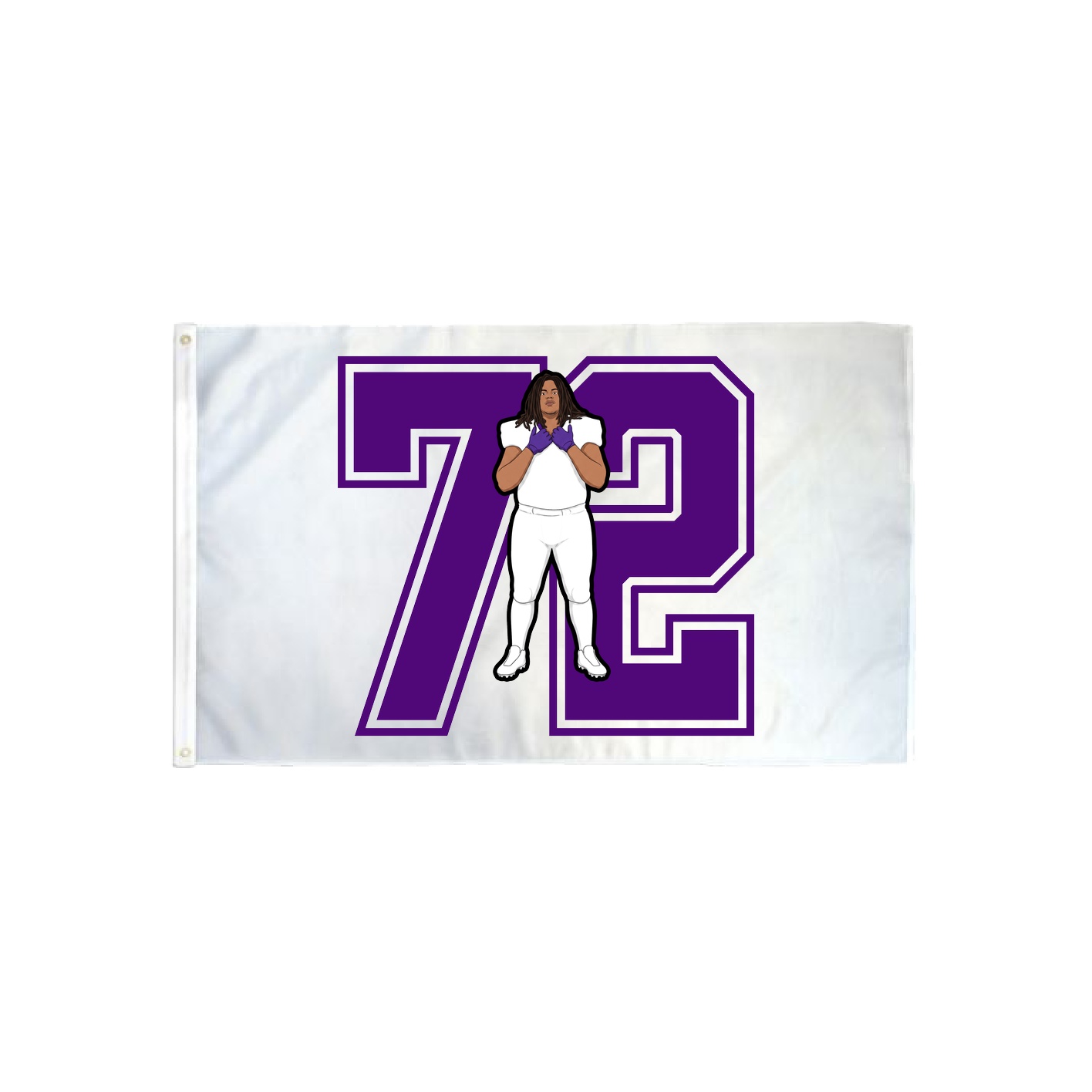 3x5 Flag — Number in Classic