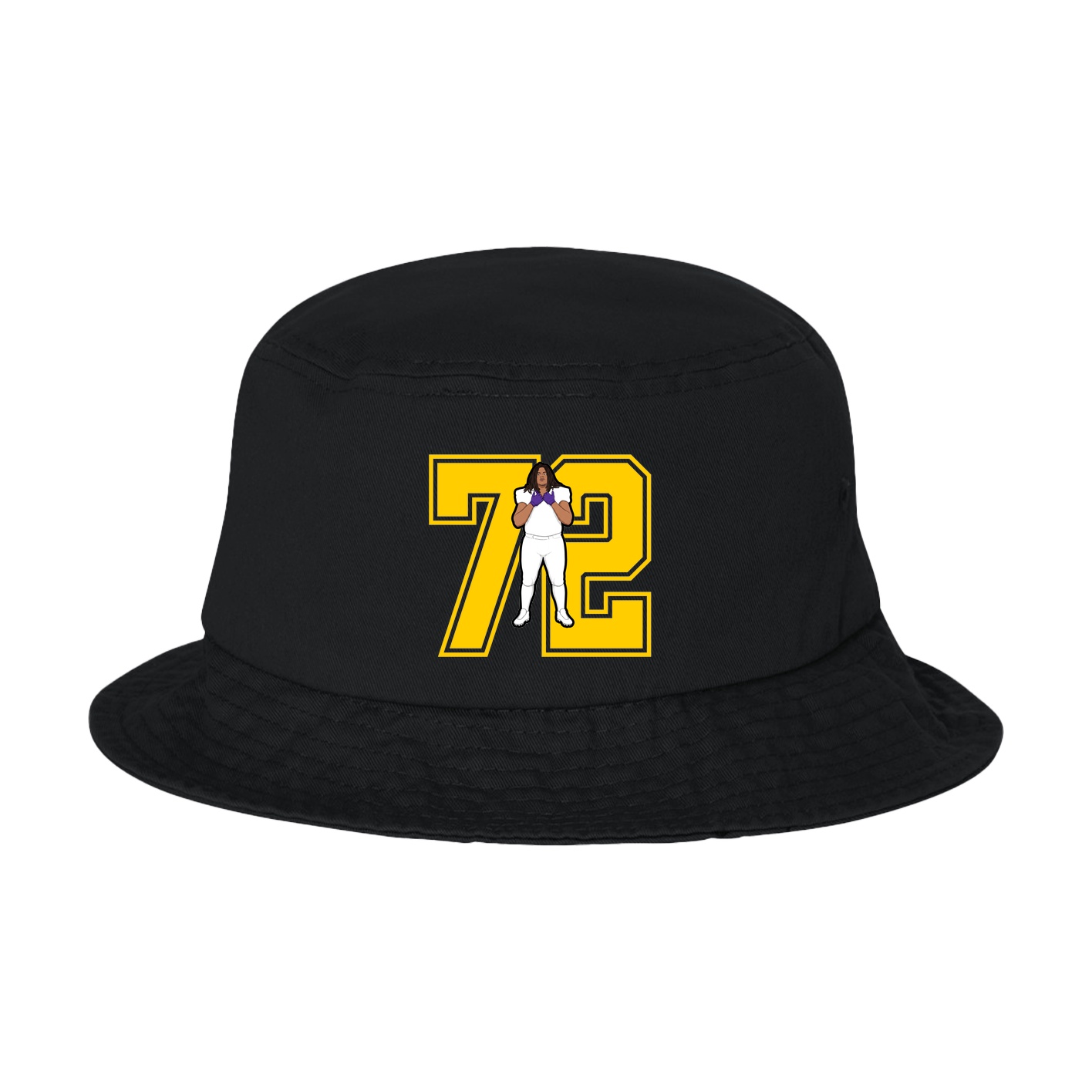 Bucket Cap — Number in Black