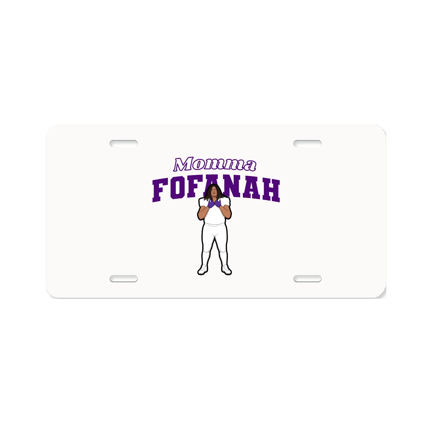 License Plate — Mothers Day Block in Classic