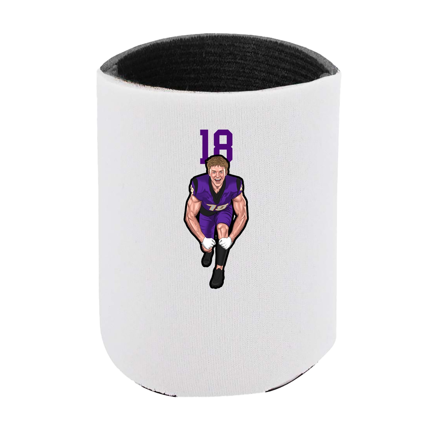 Can Holder — Number Top in White