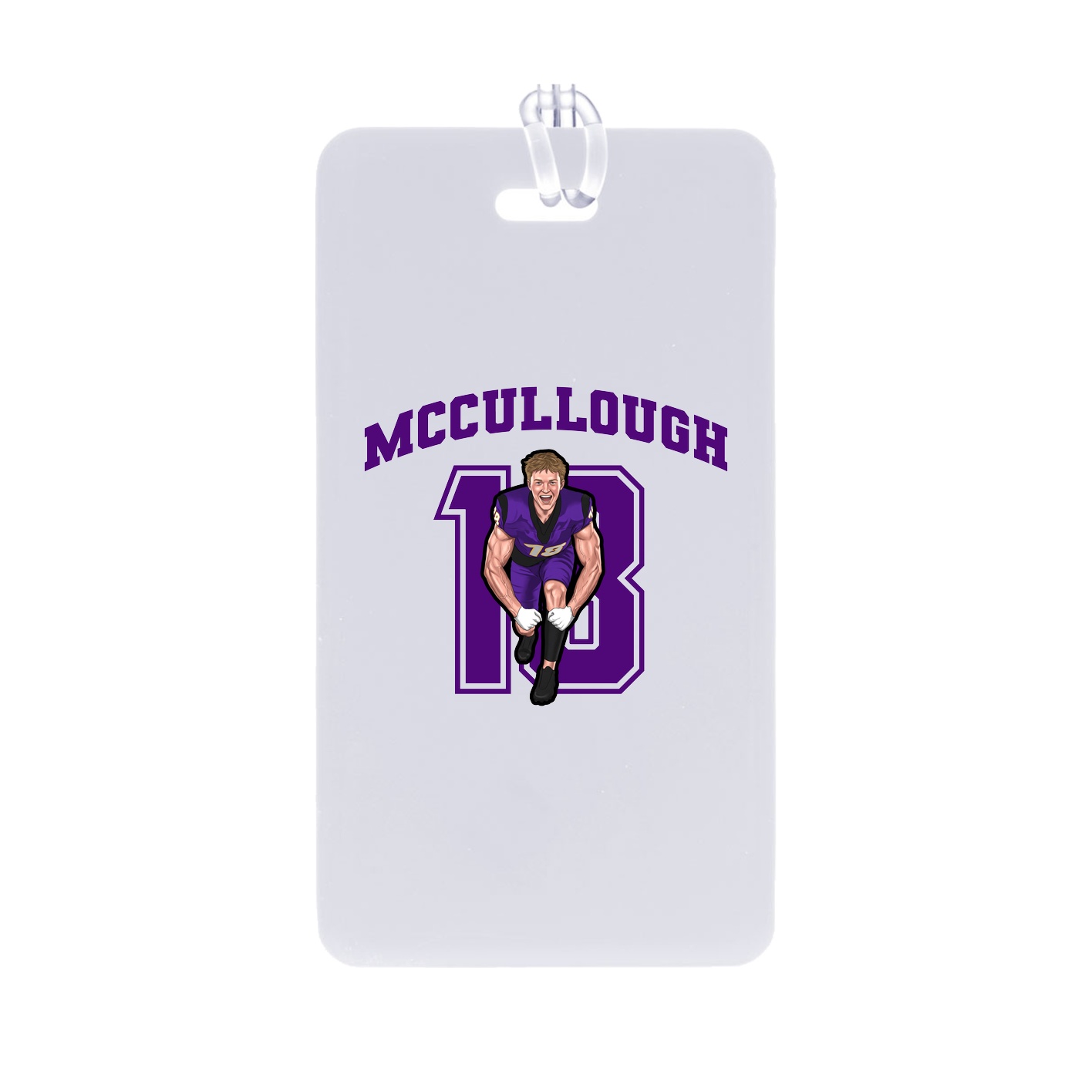 Bag Tag — Number in Classic