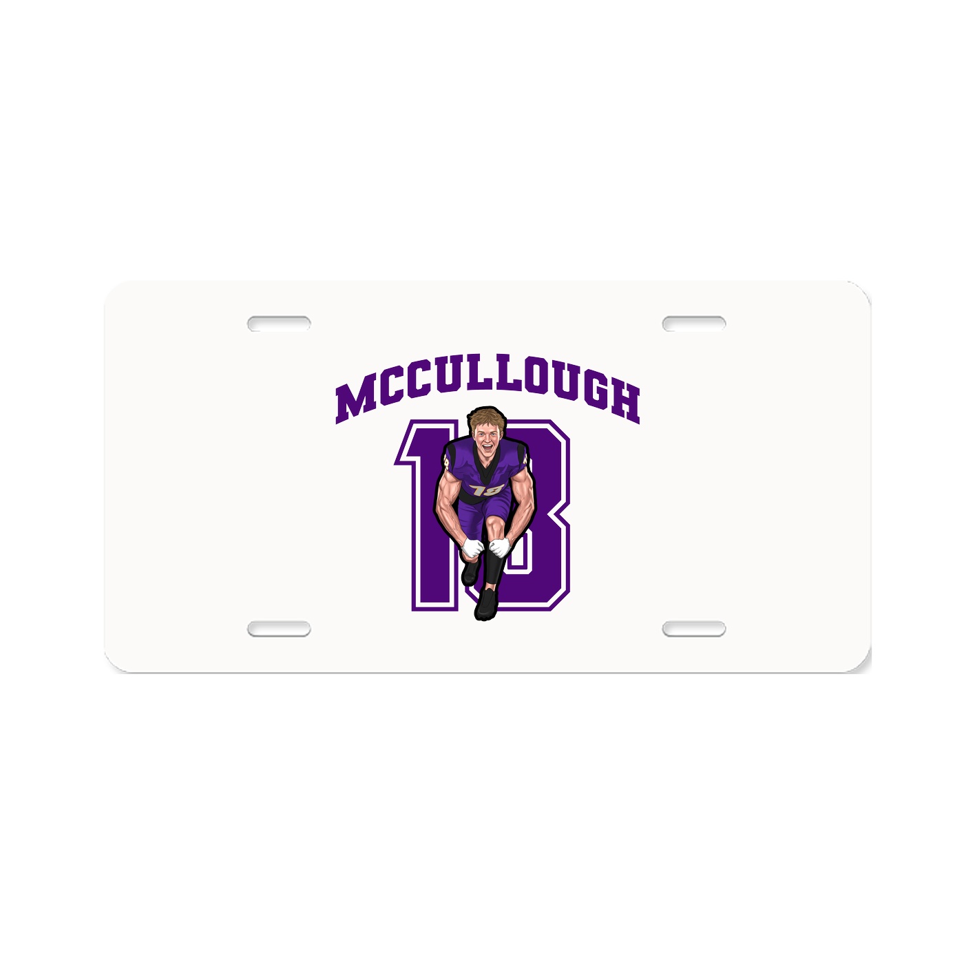 License Plate — Number in Classic