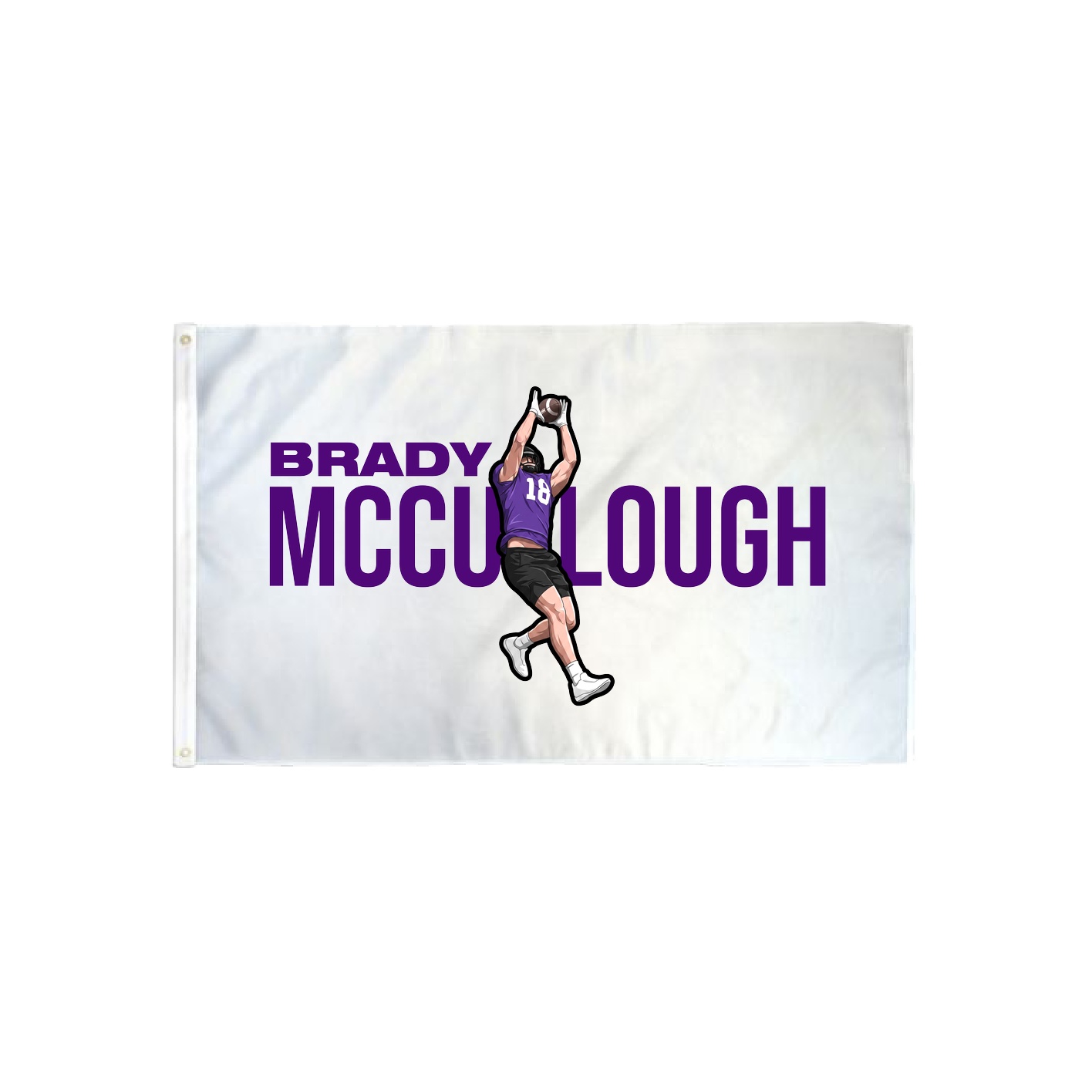 3x5 Flag — Player Name in Classic