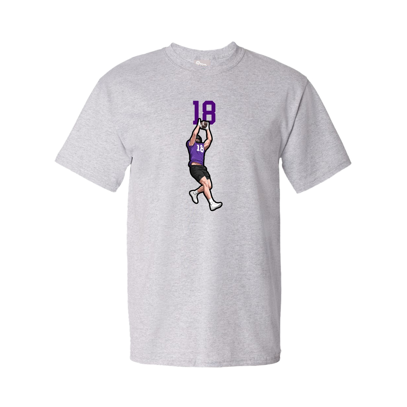 Tee — Number Top in Grey
