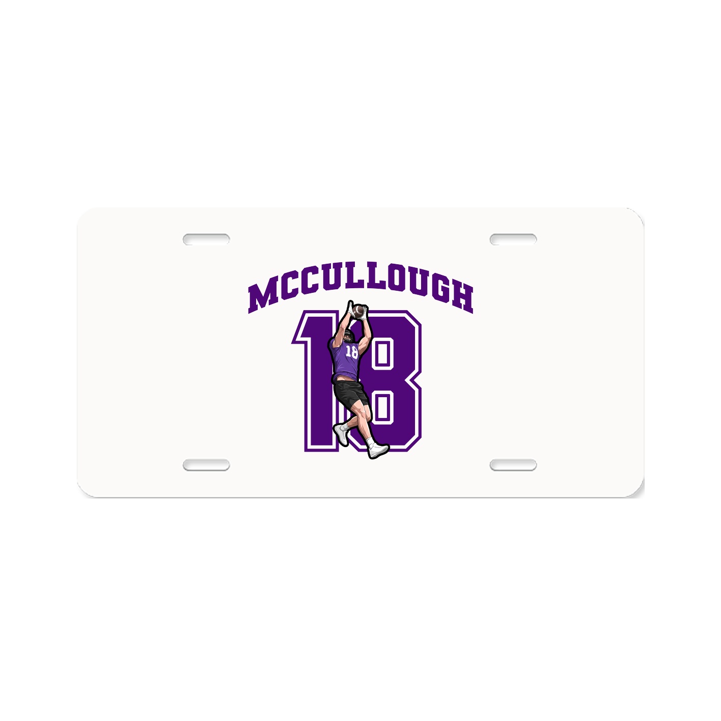 License Plate — Number in Classic