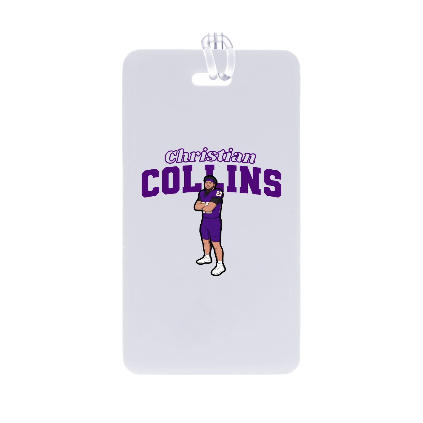 Bag Tag — Name Arch in Classic