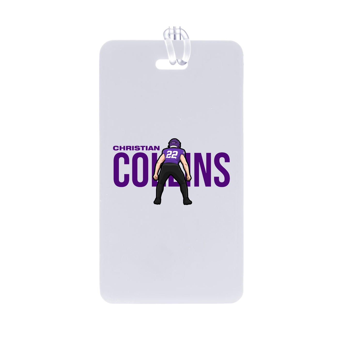 Bag Tag — Player Name in Classic