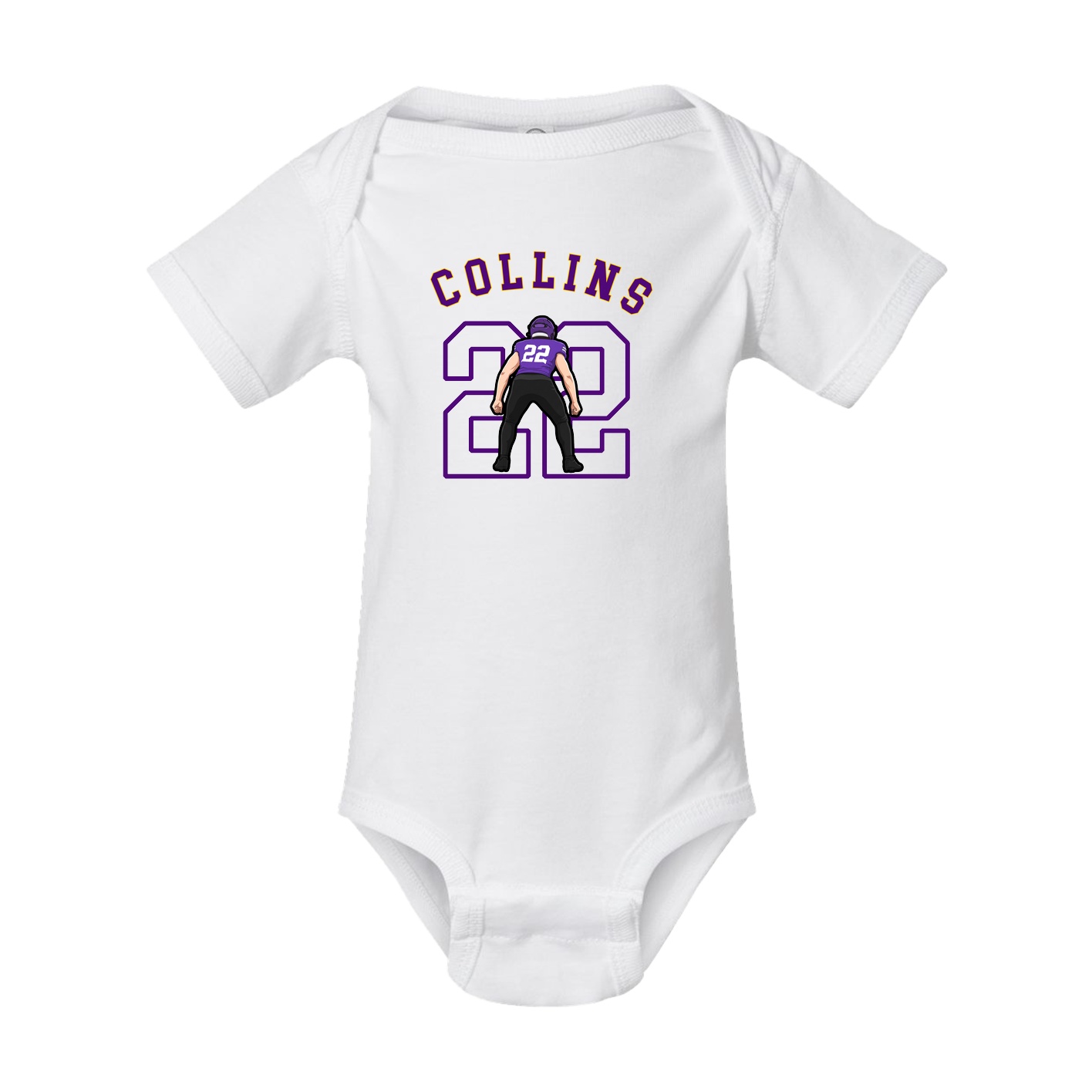 Baby Onesie — Shirsey Arch in White