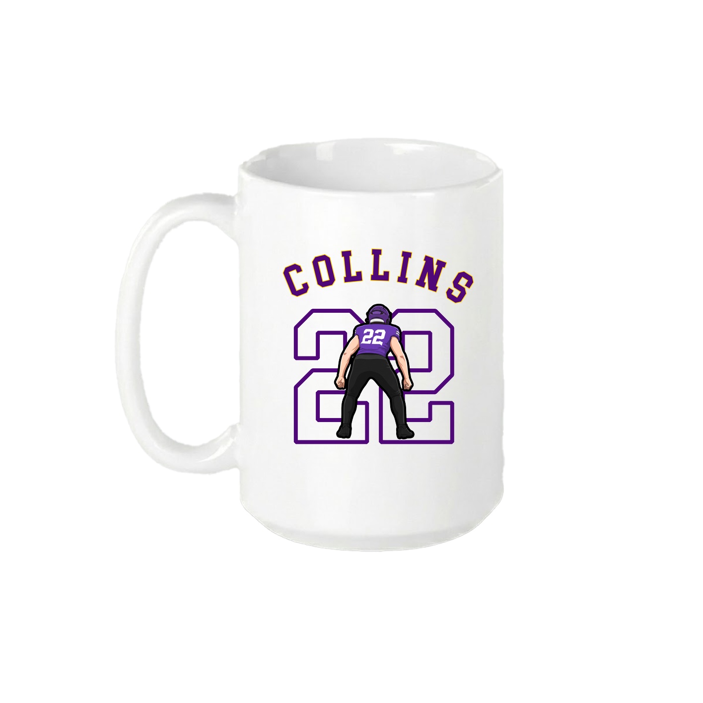 15oz Coffee Mug — Shirsey Arch in White