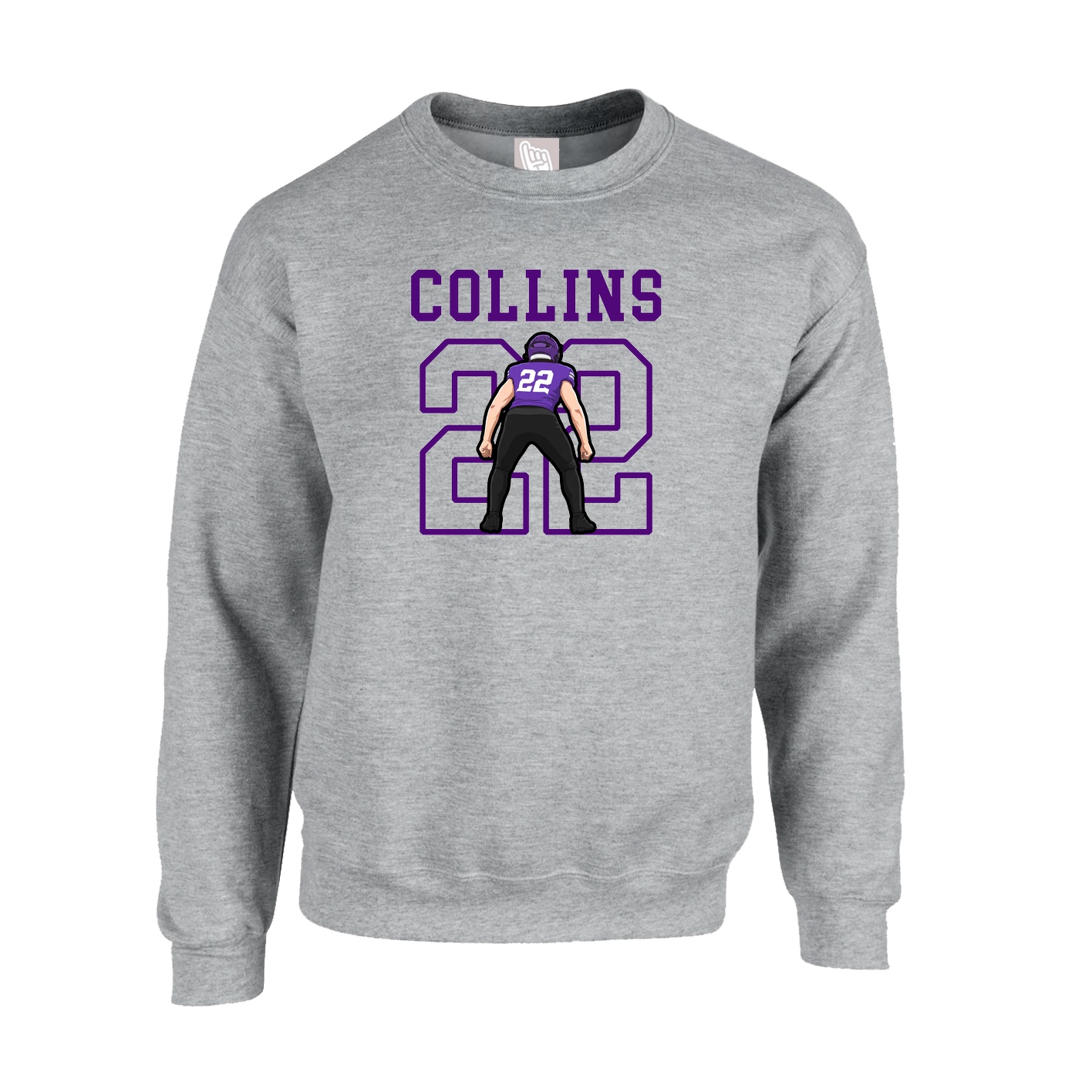 Fleece Crew — Shirsey in Grey