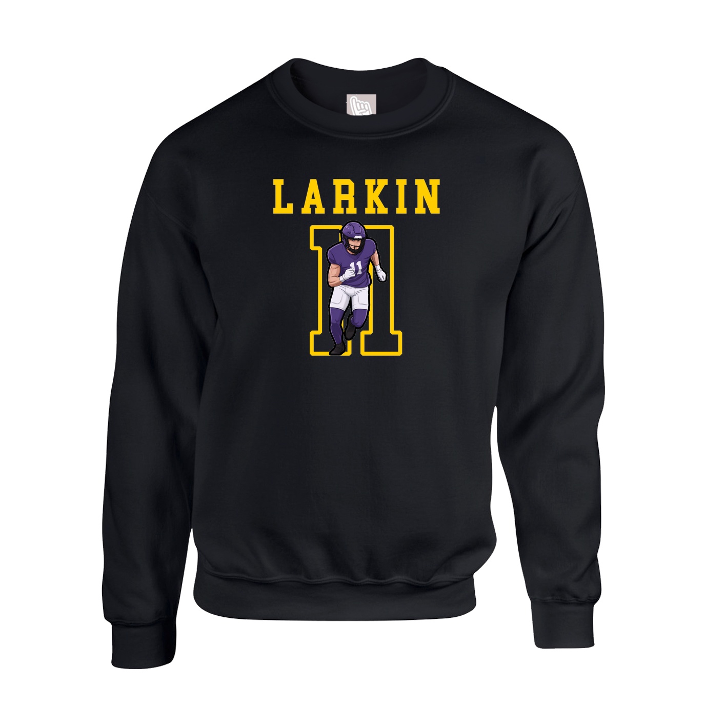 Fleece Crew — Shirsey in Black