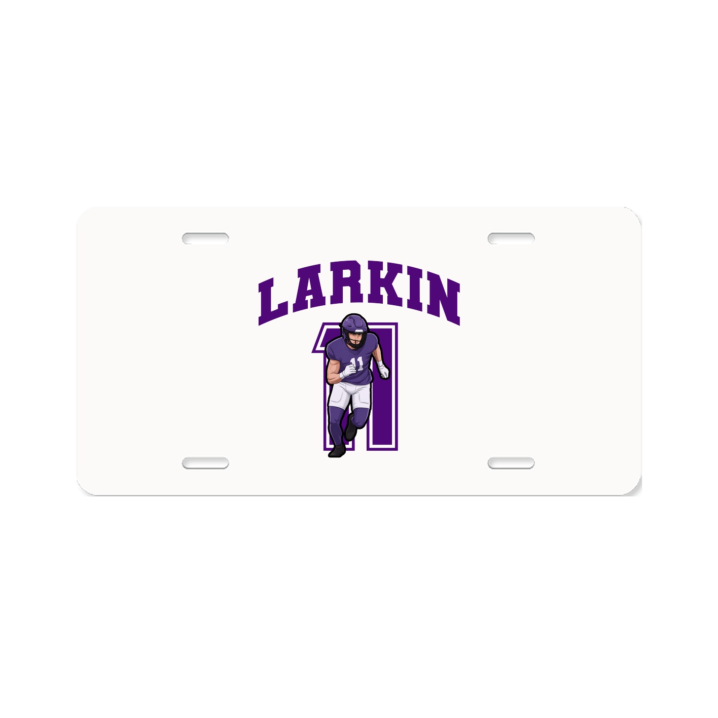 License Plate — Number in Classic