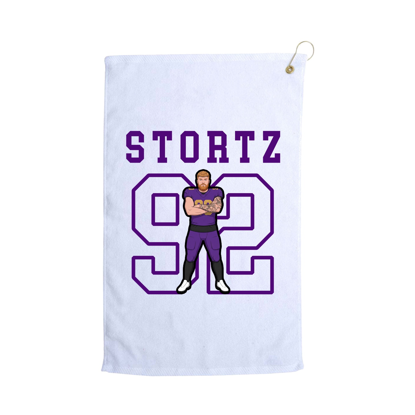 Golf Towel — Shirsey in White