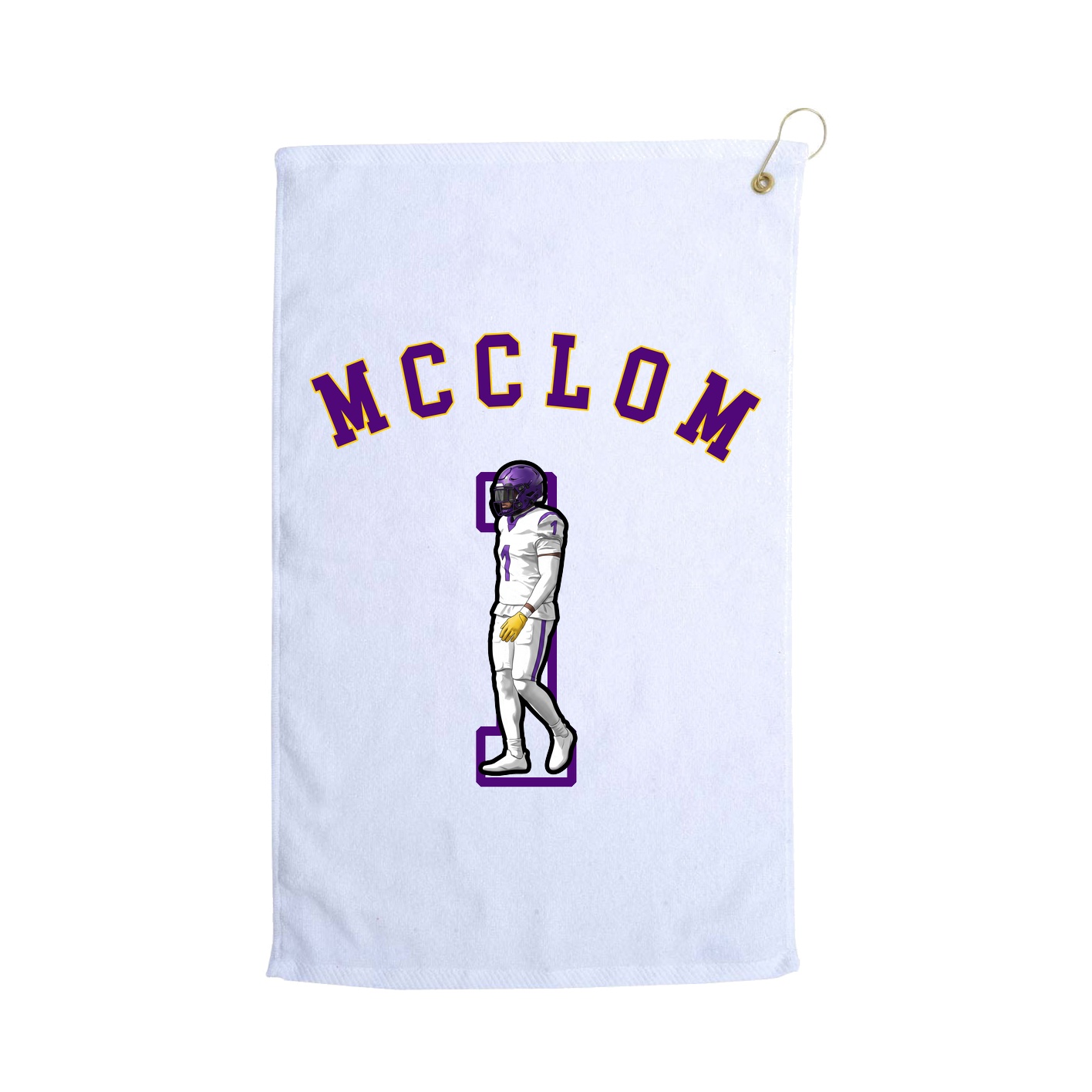 Golf Towel — Shirsey Arch in White
