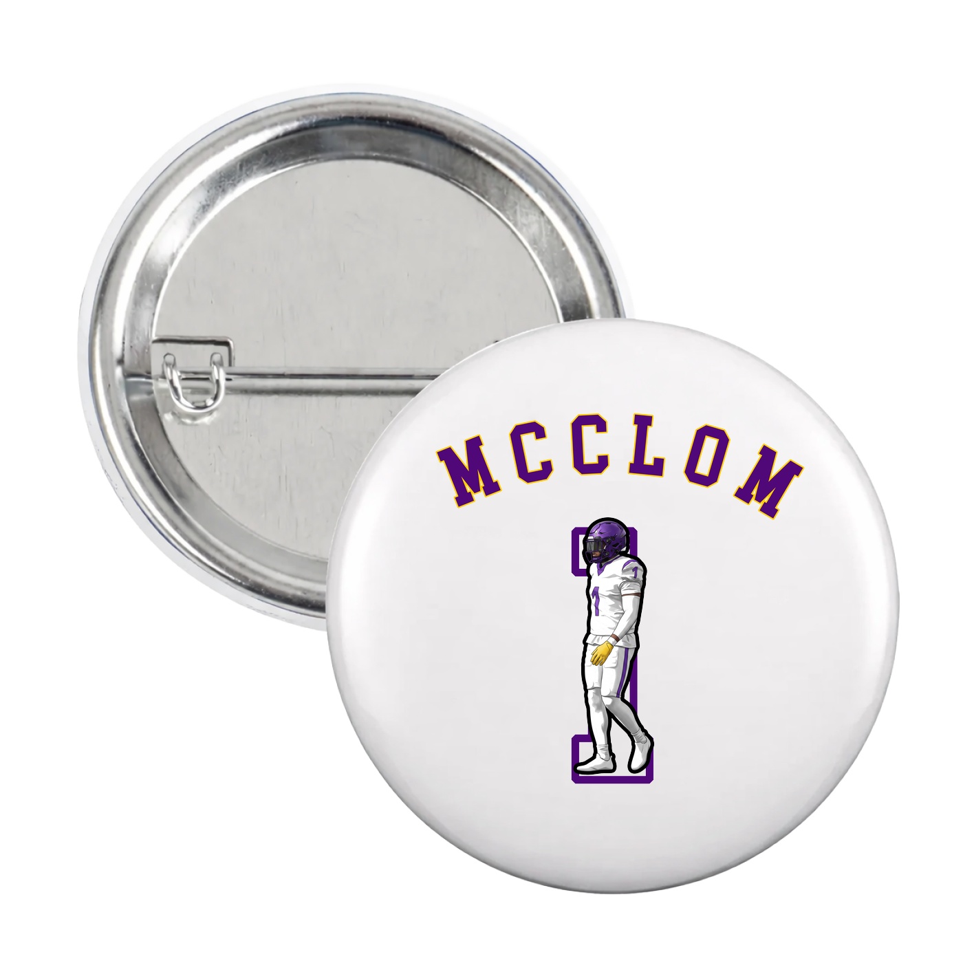 Game Day Button — Shirsey Arch in White