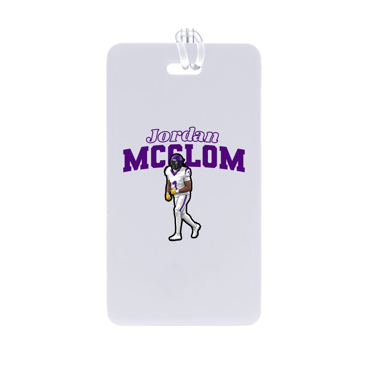Bag Tag — Name Arch in Classic